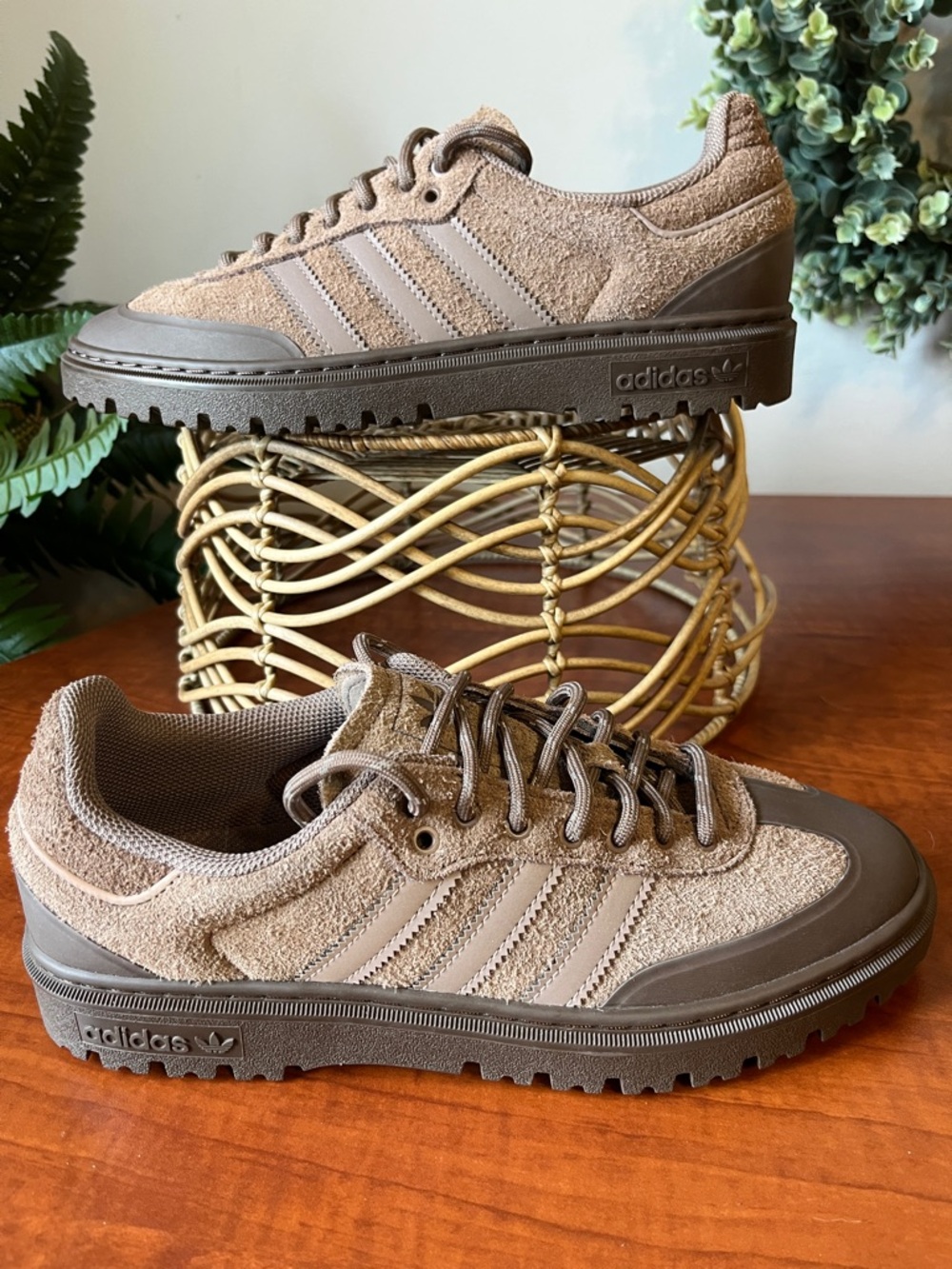 Samba Winterized Earth Strata Trace Brown Men’s Wooly Soft Texture Sneaker